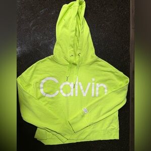 Calvin Klein Performance Neon Green Hoodie